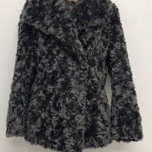 Tahari faux fur coat, Womens S, fully lined, excellent condition!